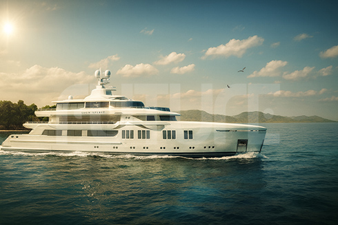 3D yacht design process visualization